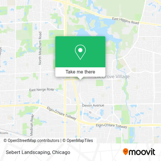 Sebert Landscaping map