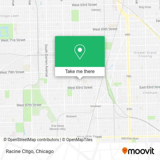 Racine Citgo map