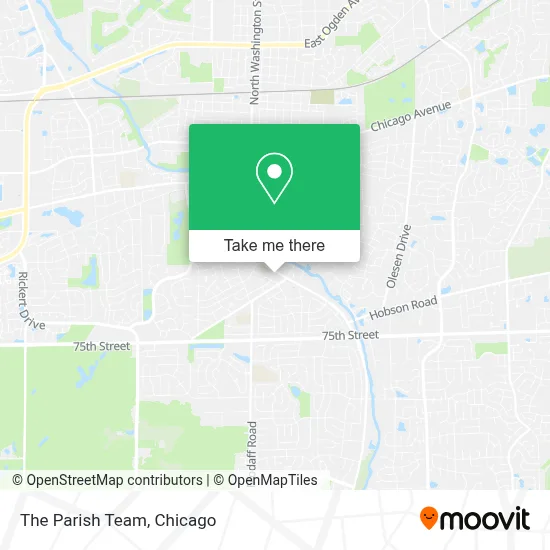 The Parish Team map