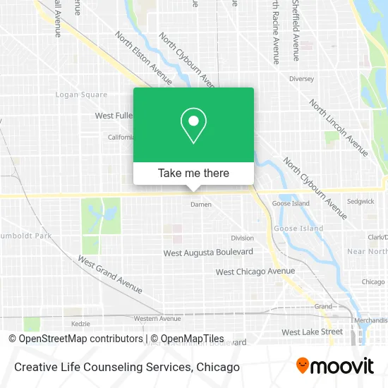 Creative Life Counseling Services map