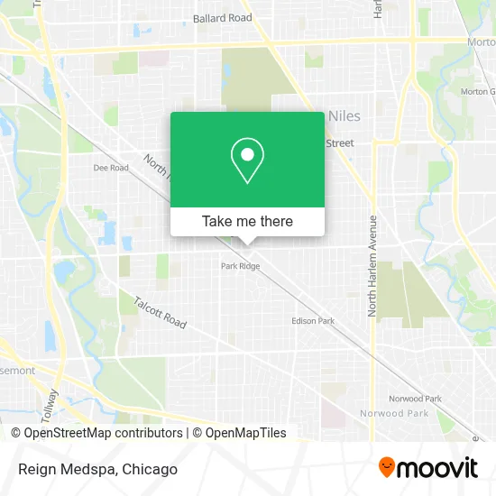 Reign Medspa map