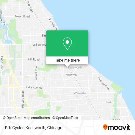 Rrb Cycles Kenilworth map