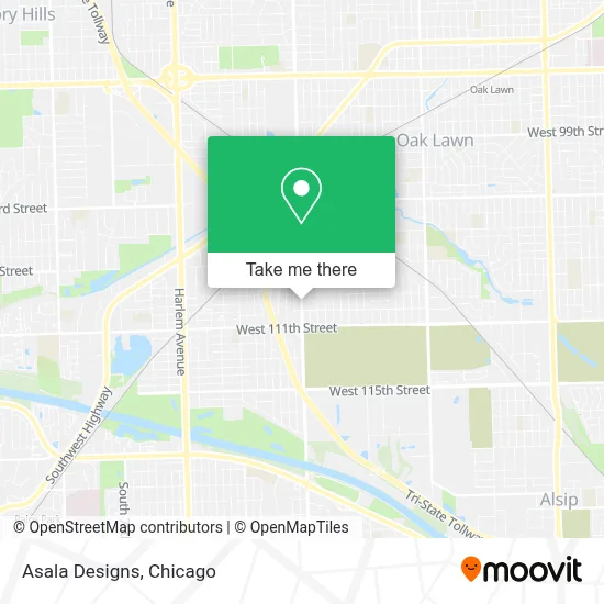 Asala Designs map