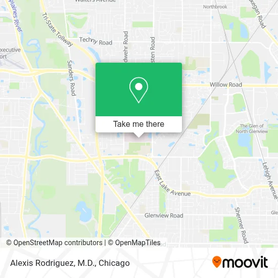 Alexis Rodriguez, M.D. map
