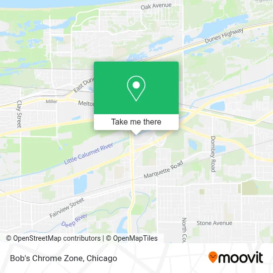 Bob's Chrome Zone map