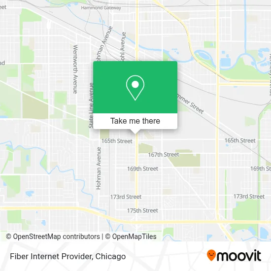 Fiber Internet Provider map