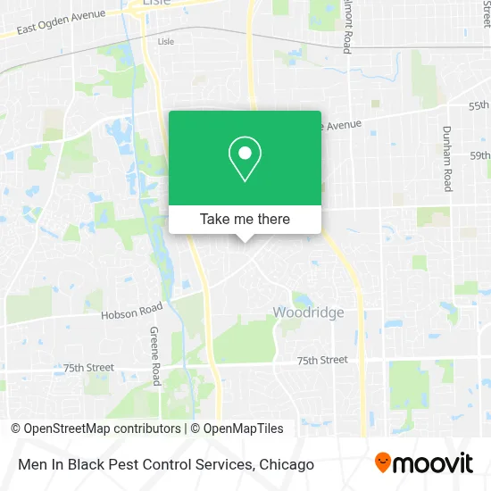 Men In Black Pest Control Services map