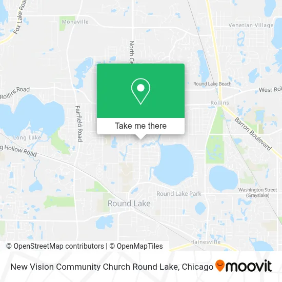 New Vision Community Church Round Lake map