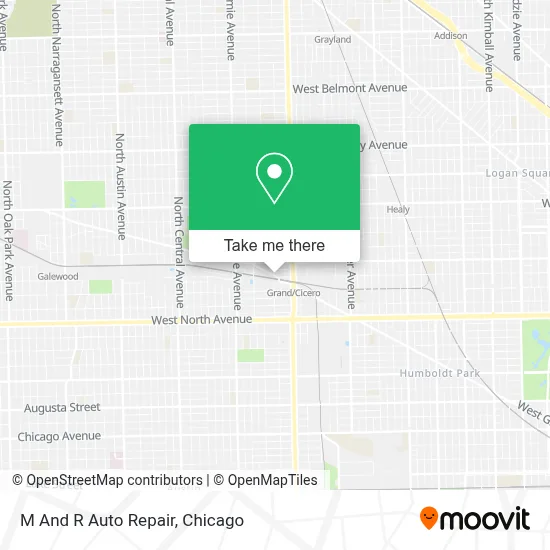 M And R Auto Repair map