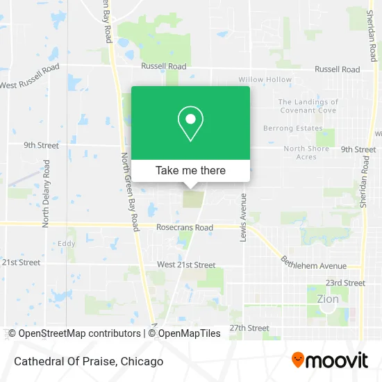 Cathedral Of Praise map