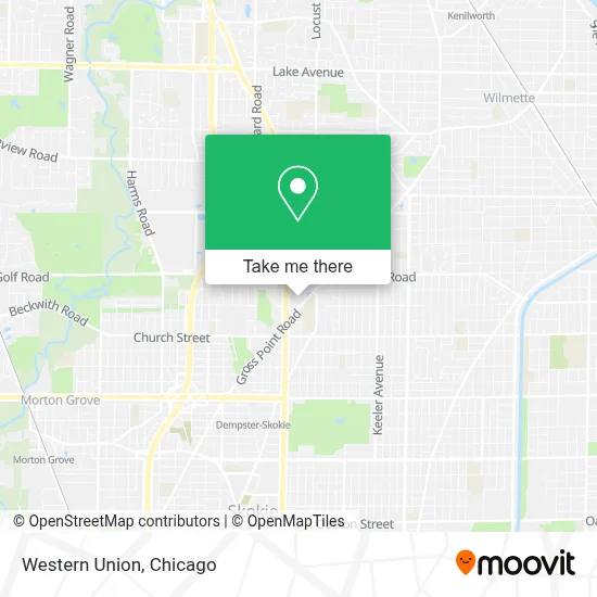 Western Union map