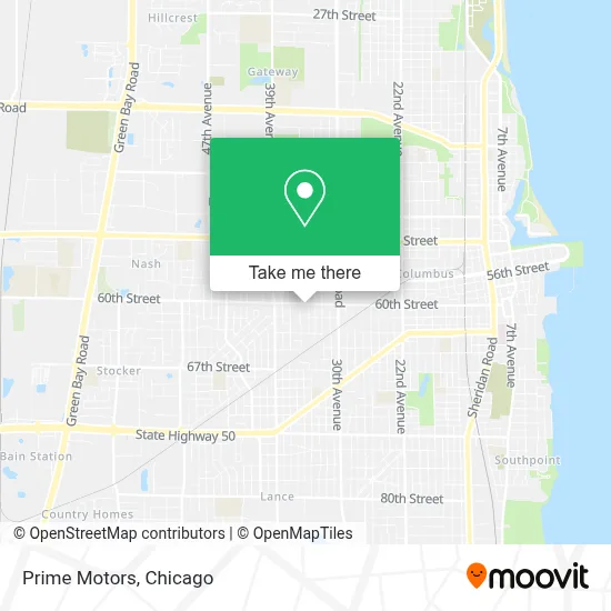 Prime Motors map