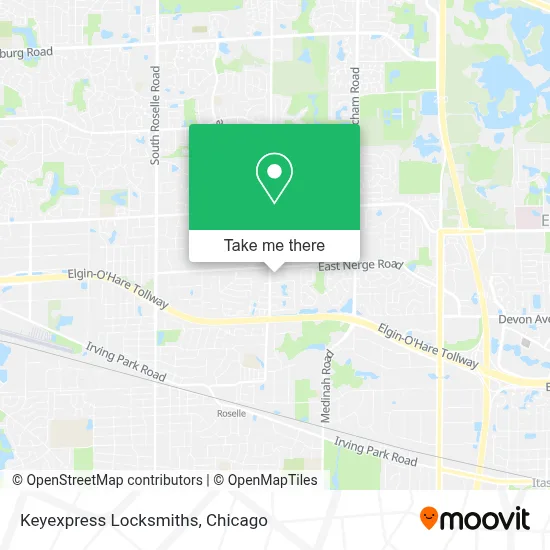 Keyexpress Locksmiths map