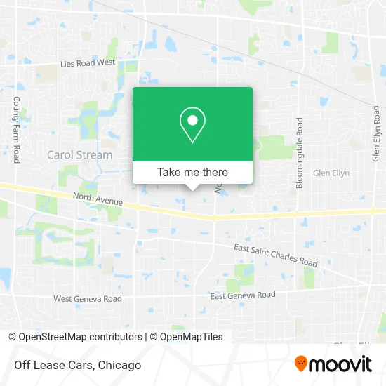 Off Lease Cars map