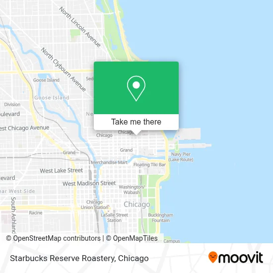 Starbucks Reserve Roastery map