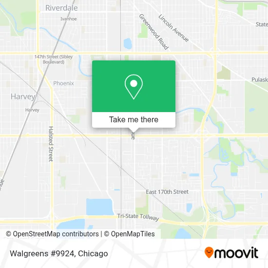 Walgreens #9924 map