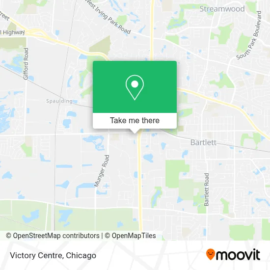 Victory Centre map