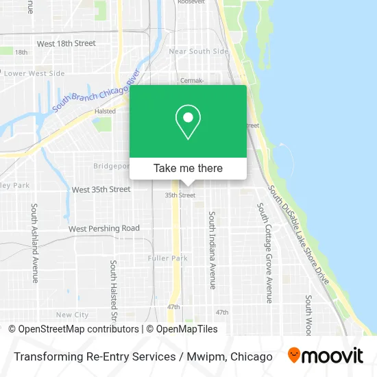 Transforming Re-Entry Services / Mwipm map