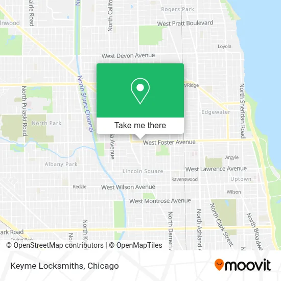 Keyme Locksmiths map