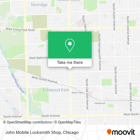 John Mobile Locksmith Shop map