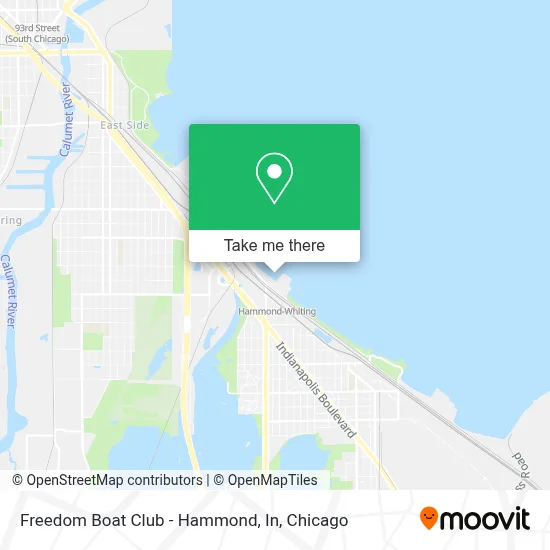 Freedom Boat Club - Hammond, In map