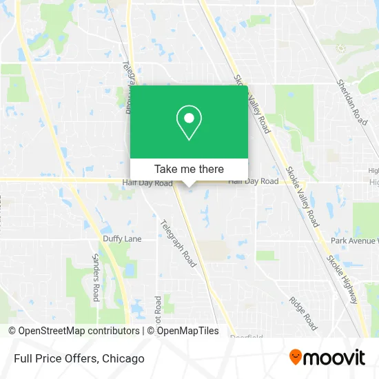 Full Price Offers map