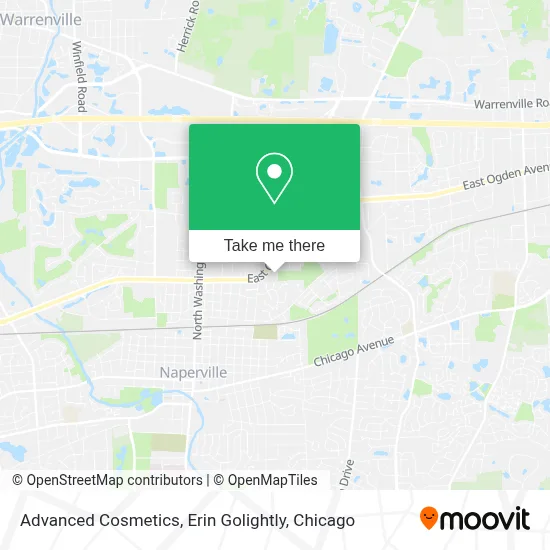 Advanced Cosmetics, Erin Golightly map