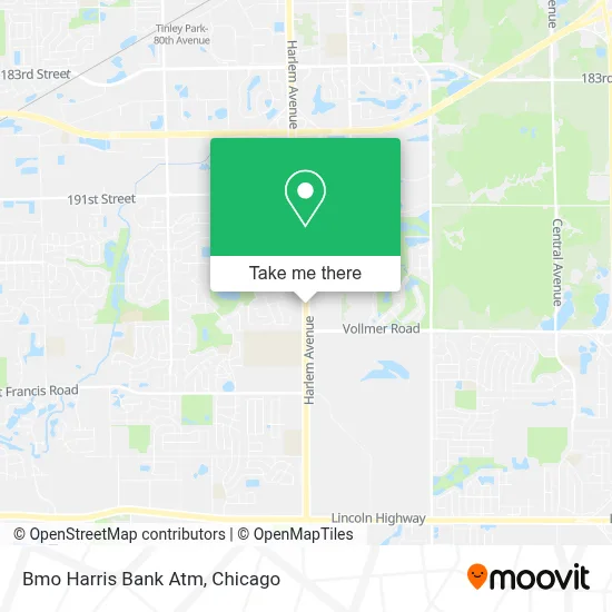 Bmo Harris Bank Atm map