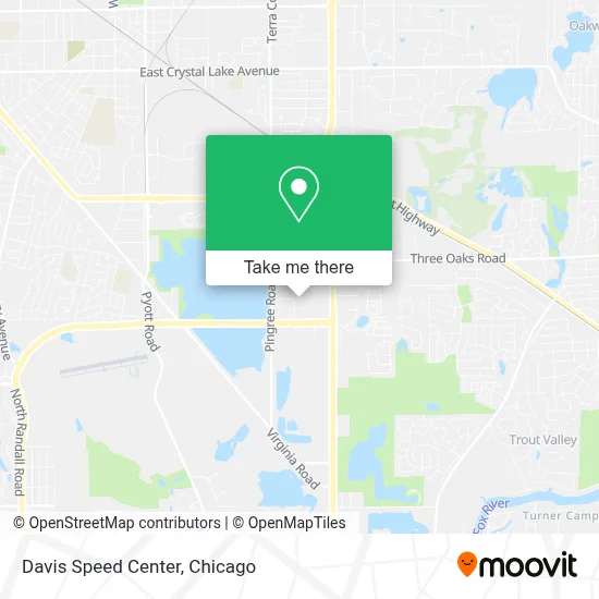 Davis Speed Center map