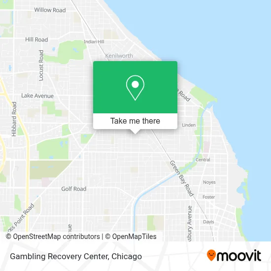 Gambling Recovery Center map