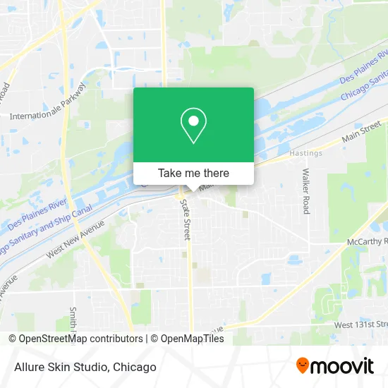 Allure Skin Studio map
