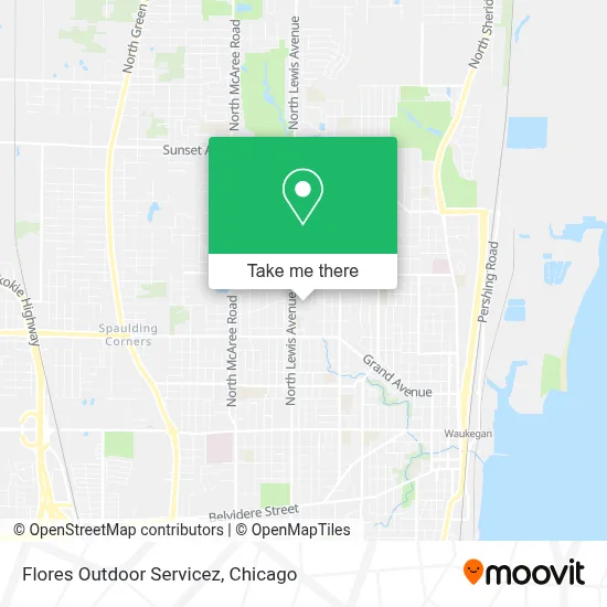 Flores Outdoor Servicez map