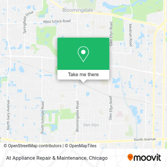 At Appliance Repair & Maintenance map