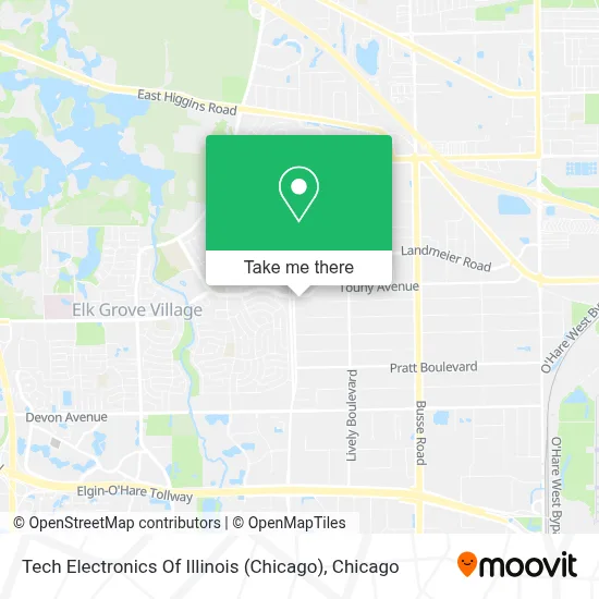 Tech Electronics Of Illinois (Chicago) map