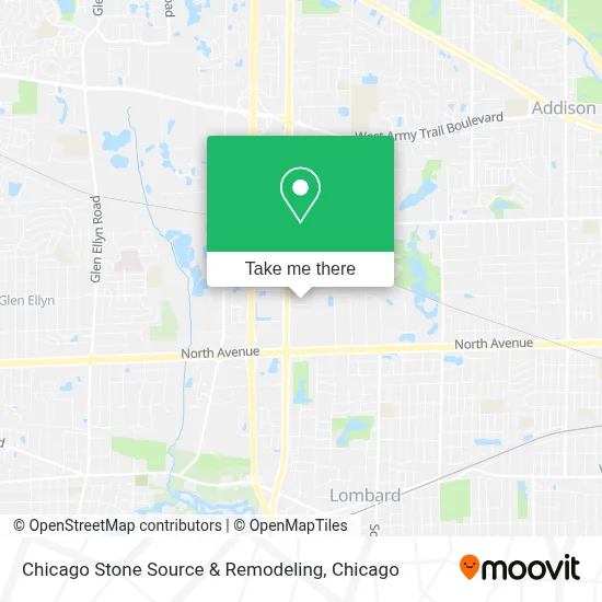 Chicago Stone Source & Remodeling map