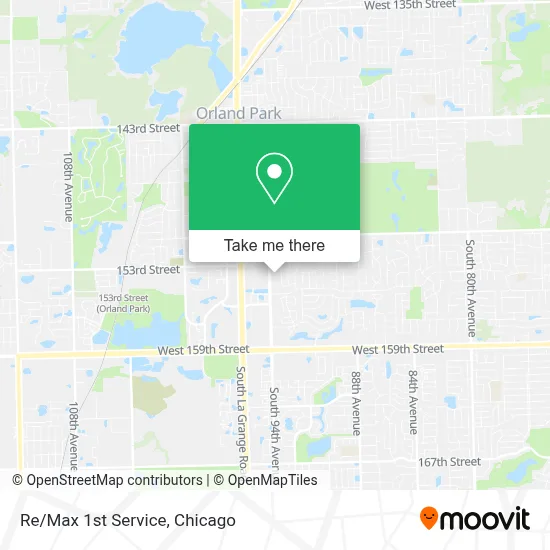 Re/Max 1st Service map
