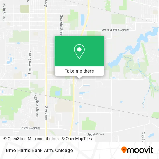 Bmo Harris Bank Atm map