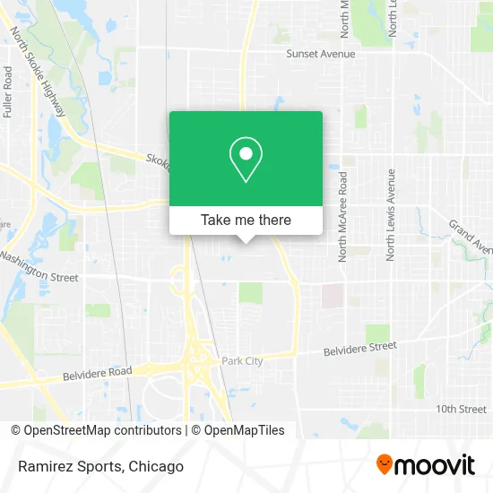 Ramirez Sports map