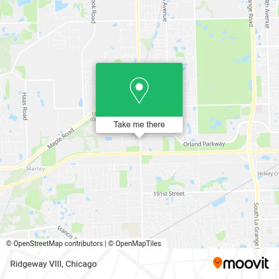 Ridgeway VIII map
