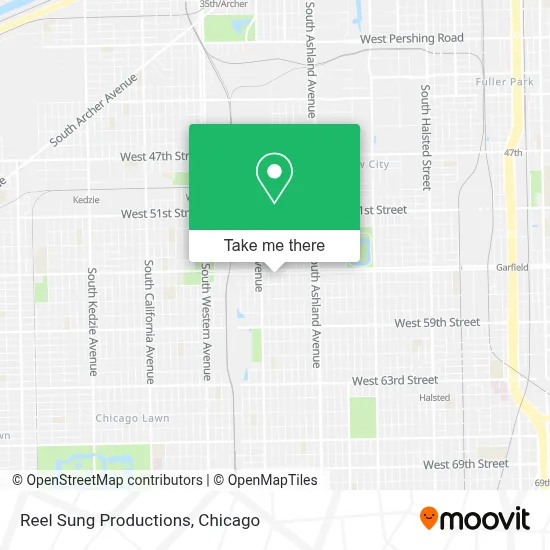 Reel Sung Productions map