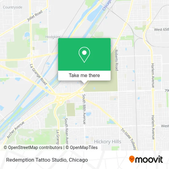 Redemption Tattoo Studio map