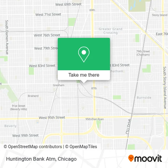 Huntington Bank Atm map