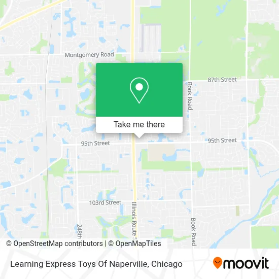 Learning Express Toys Of Naperville map