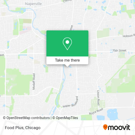 Food Plus map