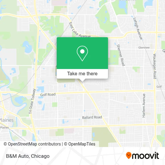 B&M Auto map