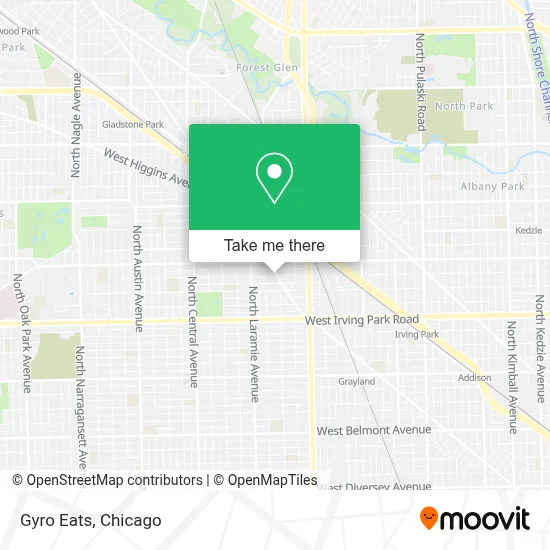 Gyro Eats map
