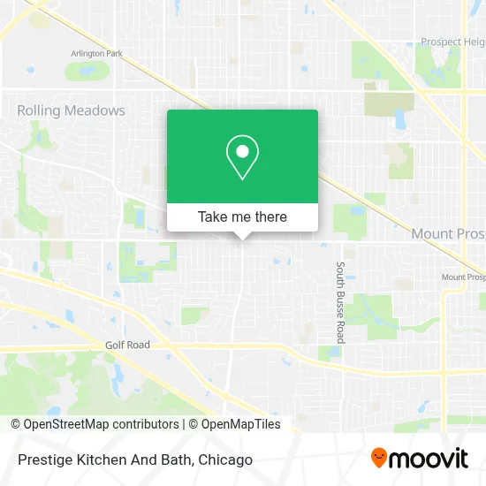 Prestige Kitchen And Bath map