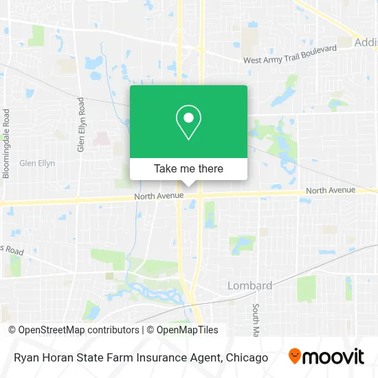 Ryan Horan State Farm Insurance Agent map