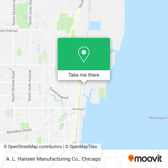 A. L. Hansen Manufacturing Co. map