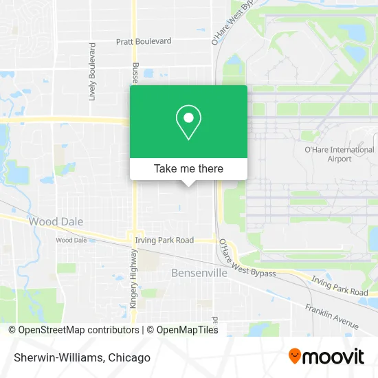 Sherwin-Williams map